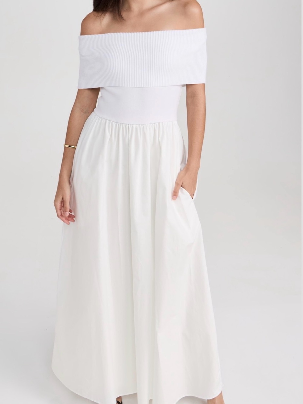 NEW Line & Dot Providence Dress white Size S